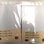 Ca. 116x Wit hobby plastic